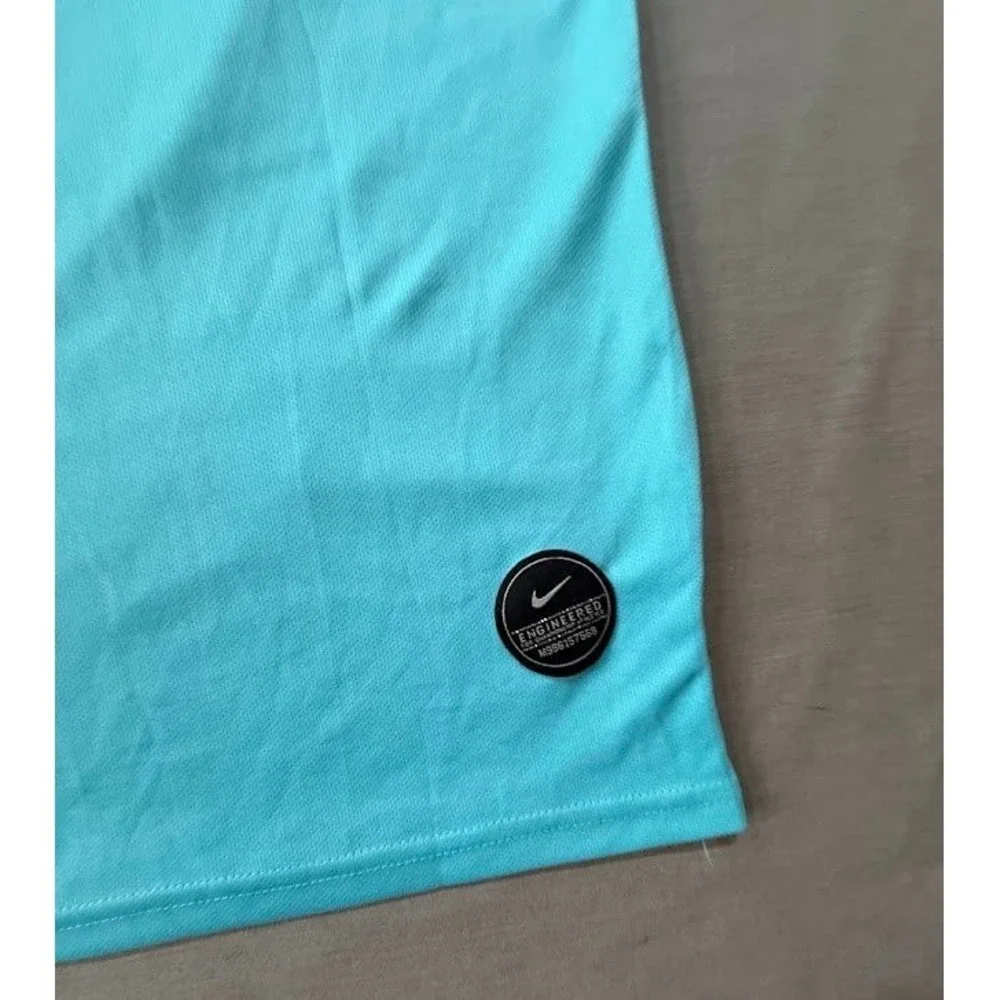 Inter Milan Football‎ #9 Mandy Jersey Nike Sky Blue Pirelli Short Sleeve Men M